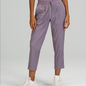 Lululemon dance studio crop size 4 dark lavender NWT